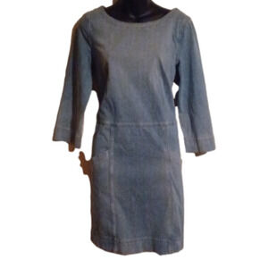ADRIANO Goldschmied beautiful light blue denim dress.  Small hole. Size small.